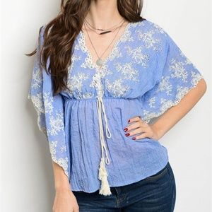 Embroidery Tunic Top